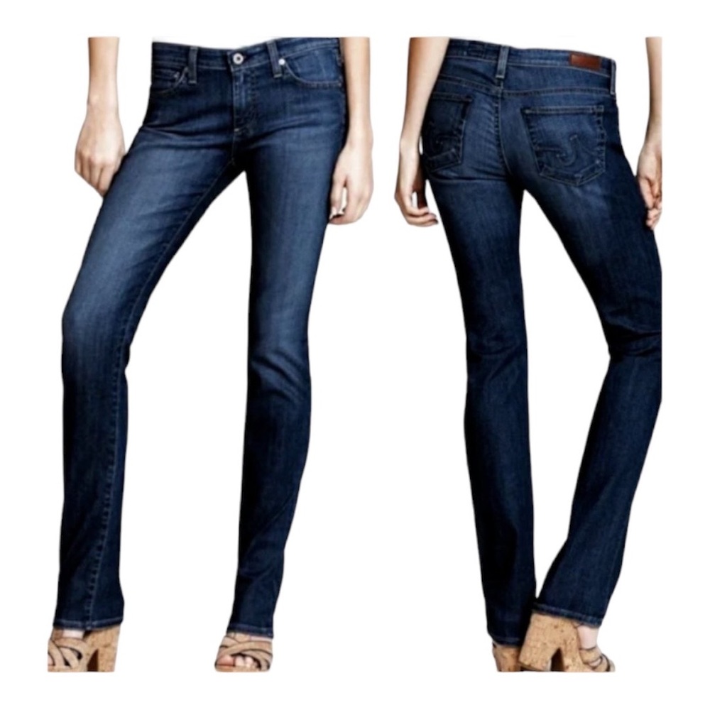 AG ADRIANO GOLDSCHMIED Casablanca Dark Wash Denim Skinny Jeans 29 W29 Re…